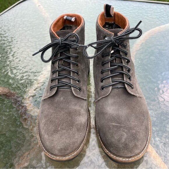 Modern Fiction Hyperbole Suede Lace-Up Ankle Boot Limited Edition - Picture 2 of 16